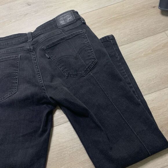 Levi Strauss & Co. Women’s Black Cotton Blend Denim Jeans Size 29 - Picture 8 of 8